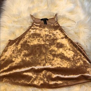 Velvet tank top
